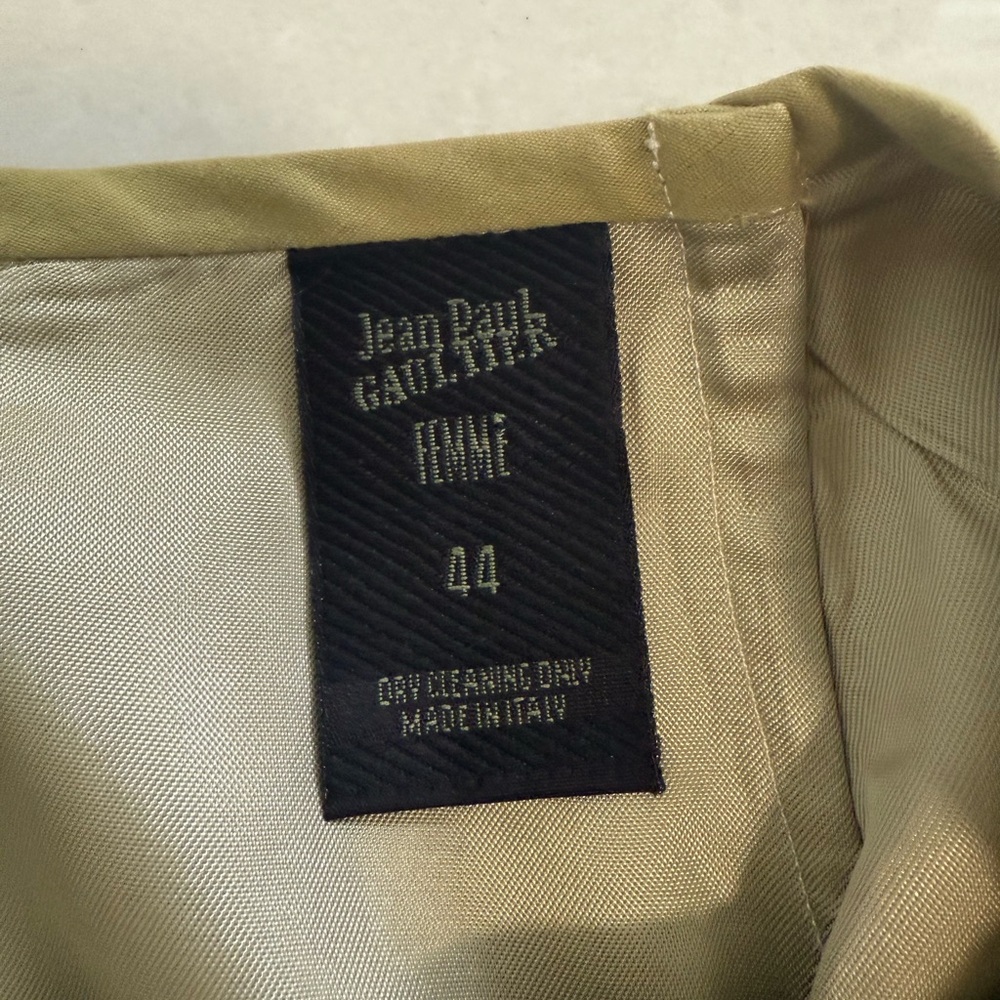 Jean Paul Gaultier Green/Khaki Skirt